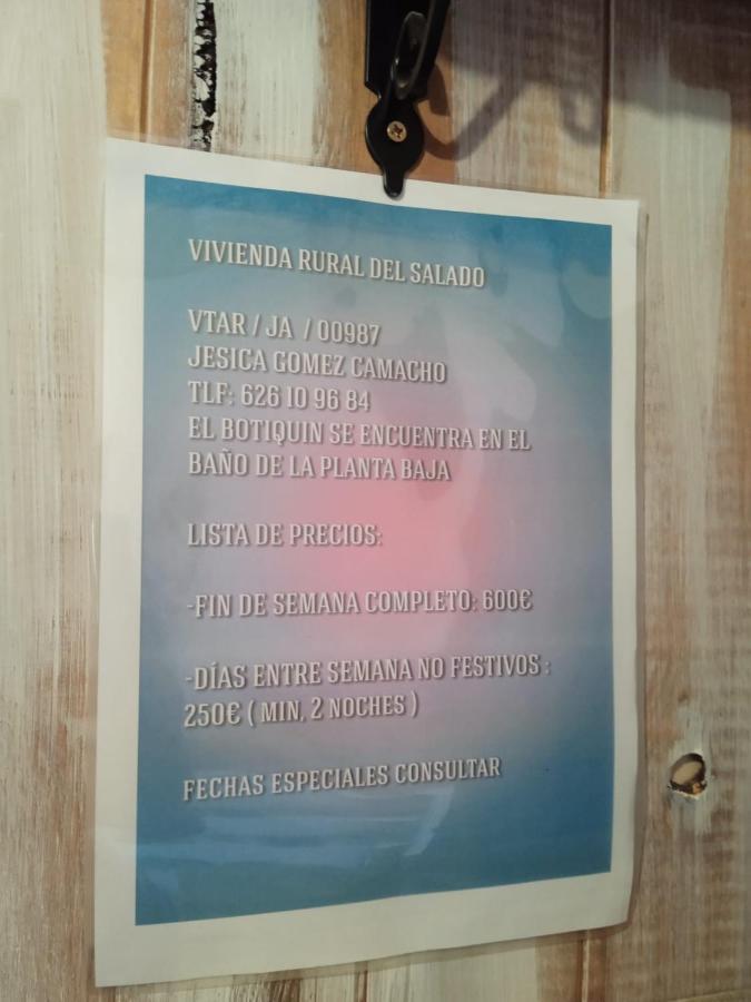Vivienda Rural Del Salado Villa Jaén Eksteriør billede
